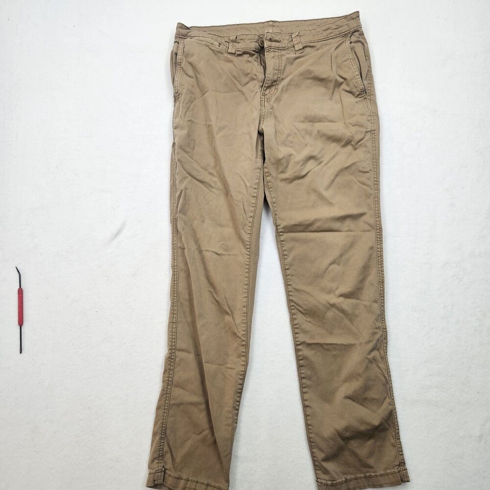 Faded Glory Men's Chino Pants Size 32x30 Khaki Tan Straight Leg Cotton Blend